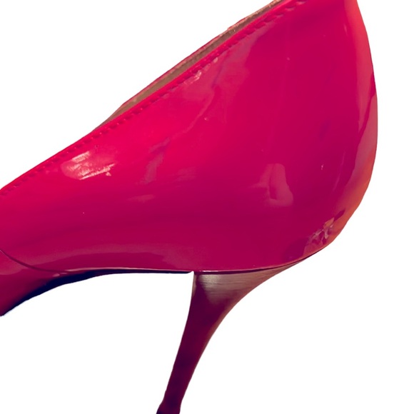 Stuart Weitzman Bow Heels Hot Pink - Picture 7 of 7